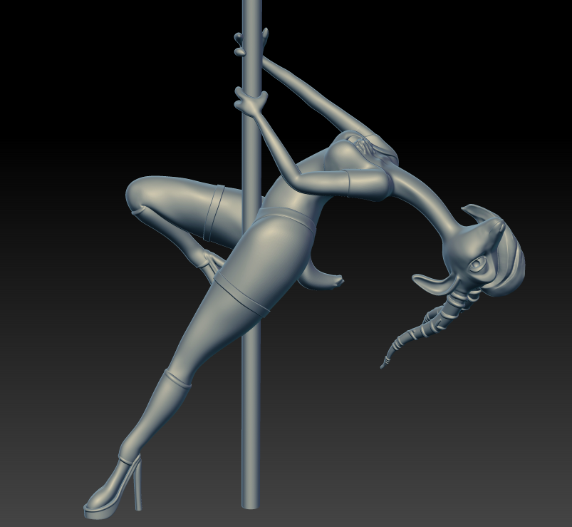 Preview of the updated Gazelle statue for MFF. I'll only have one available.