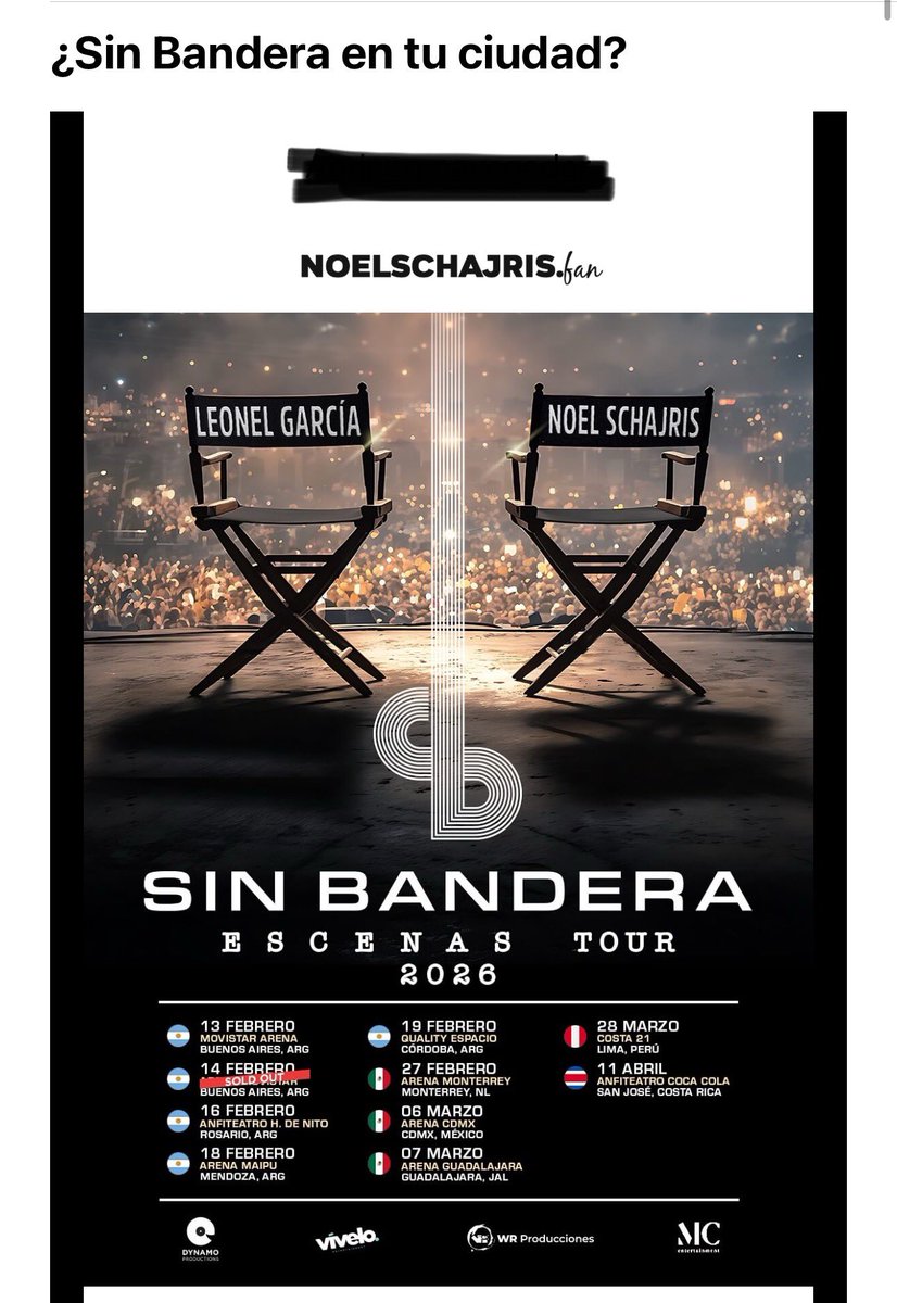 Nos vemos en la Gira !!! 
Link 🔗 aquí 👇👇👇👇

noelschajris.fan/product-catego…