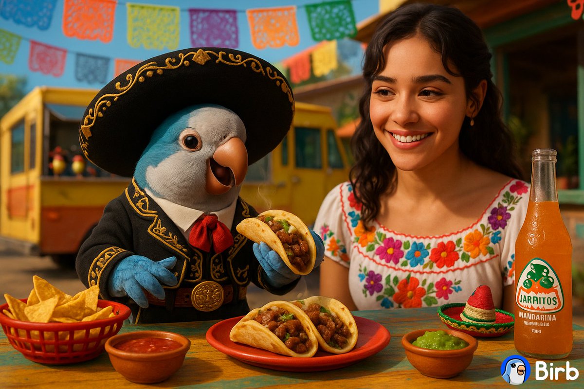 BirbDefi's tweet image. 🐦🌮 Happy Taco Tuesday, Birb Fam! 🌮🐦

Hope everyone’s day is filled with good vibes, crispy tacos, and plenty of salsa to keep the flock spicy 😎🔥

Whether you’re grinding, chilling, or stacking $BIRB… treat yourself to something delicious today.
Stay blessed, stay hungry,…