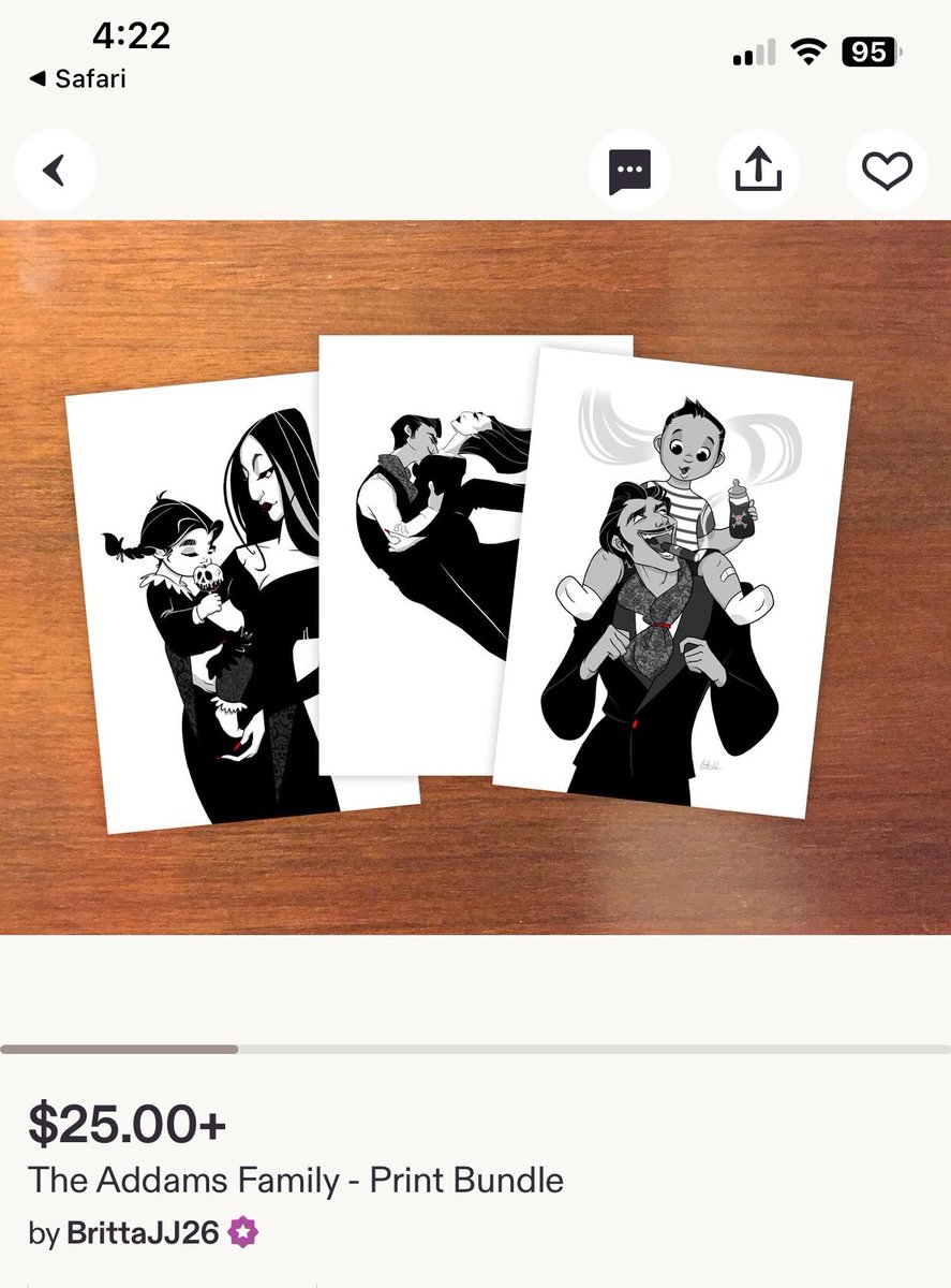My prints of the Addams Family have landed in my Etsy shop! Take a look:

etsy.com/listing/440325…