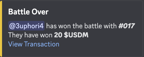 MagicMintXRPL's tweet photo. @TheGrassMenagry with nice wins today!
#MagicMint #XRPL #XRP #HTCG πͺβ
Battle Today and Double Your Value
Unlimited times a day in seconds! π€
Wage for Battle βοΈ
$Magic, $Mint, $Wizard,
$Shaman, $Magician $USDM, $XRP
Practice & Training Modes
Available no tokens or nfts
Required to battle & enjoy!
https://t.co/1zpaO7fSFh
BattleBot : https://t.co/d9l4XS9ATM