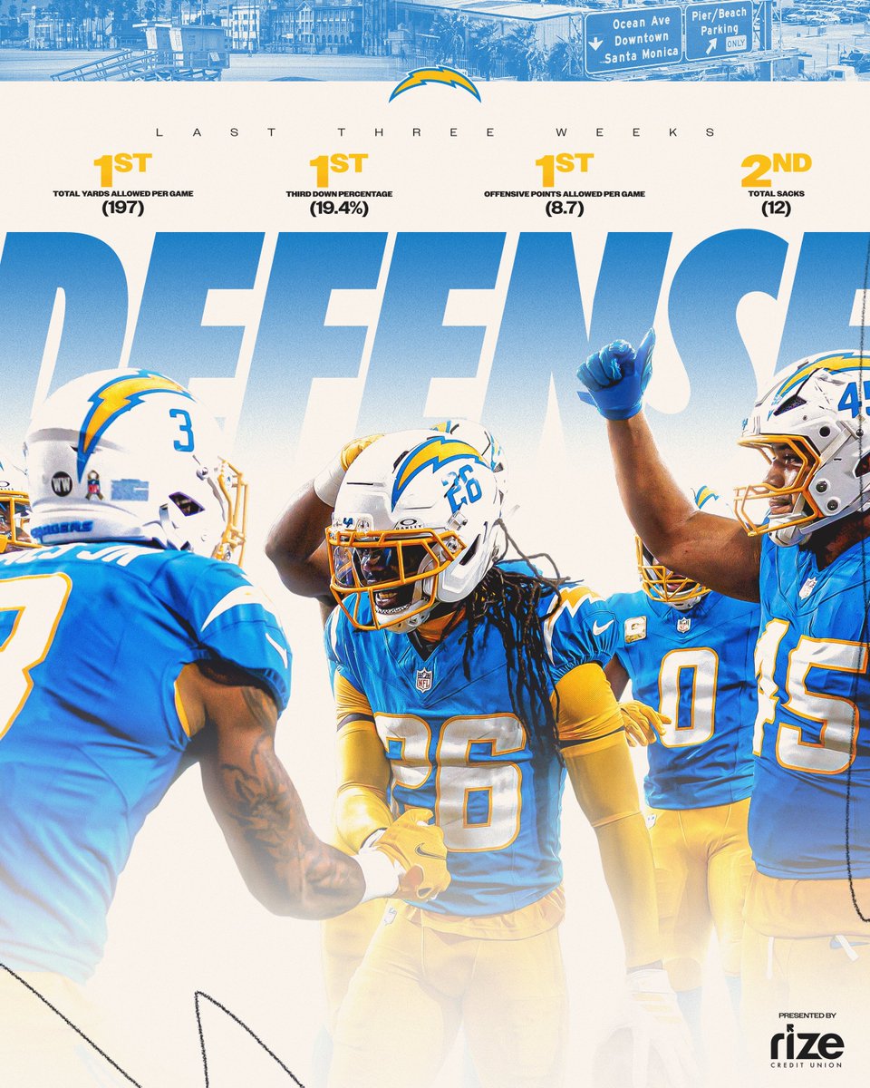 chargers's tweet image. defense gotta eat