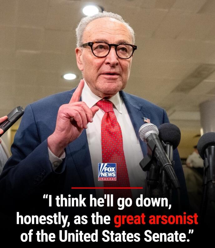 JosiTaylorah's tweet image. Republican Senator Schmitt suggests the government shutdown will be part of Minority Leader Schumer&apos;s legacy.

Thoughts?