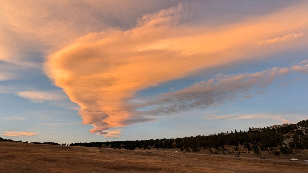 This evening's sunset from Evergreen. #cowx