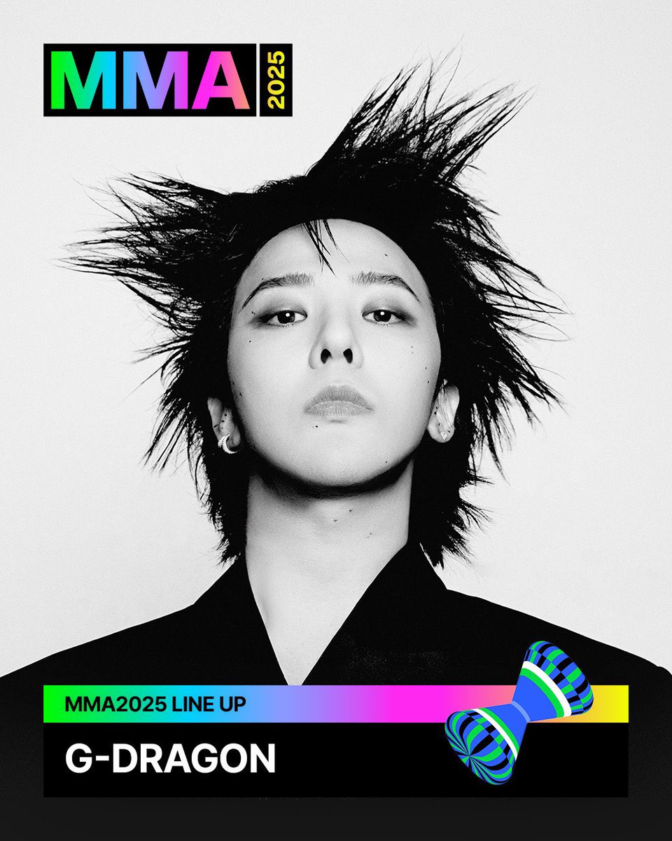 gdpdates's tweet photo. MMA announced that G-Dragon will be performing at MMA 2025!🔥

🗓️ December 20, 2025 (Sat) – 5PM (KST)
📍 Gocheok Sky Dome

#GD #지드래곤 #지디 #GDRAGON https://t.co/tKmljWvy8l
