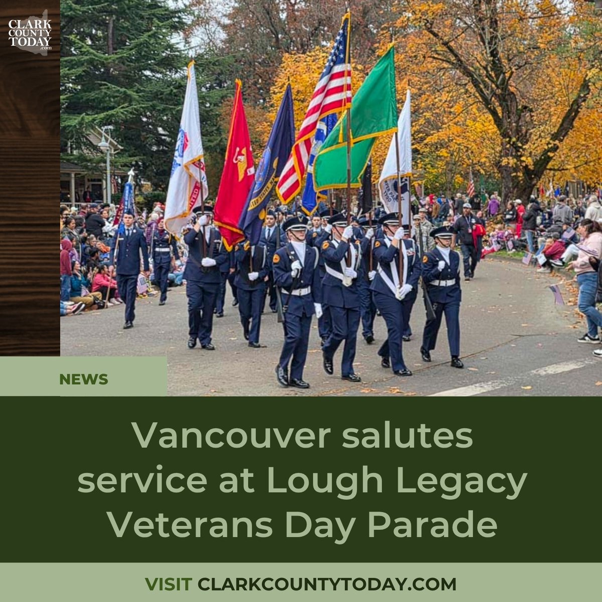 NewsFromCCT's tweet image. PHOTOS: Vancouver honored service members with the 37th annual Lough Legacy Veterans Day Parade and CMAC’s open house at Pearson Field. clarkcountytoday.com/people/vancouv… #Vancouver #VeteransDay #CommunityEvents