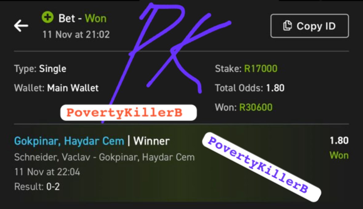 PovertykillerB's tweet photo. Boom R30600😭🔥
I won!
I won!

How many of you want vouchers?
Show yourself on the Likes and Retweets or comments🔥

🚨Used Easybet to bet this it’s easy cash 
🪂 Get R50 free when you use Promo Code PK50 to sign up on @Easybet_SA here ⤵️

https://t.co/IZ0IiJOj2S https://t.co/zn3xWsjqGh