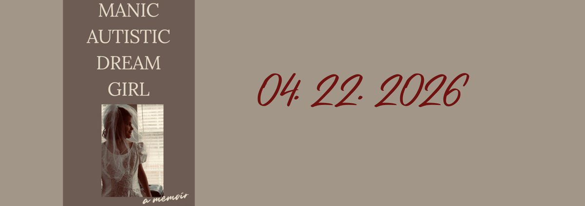 I am so beyond excited to announce that my debut book, MANIC AUTISTIC DREAM GIRL, will be released on Amazon on April 22, 2026. 

This isn't just a book about hockey and my relationship to it. This is a book about womanhood, autism, community, self-discovery, and so much more.