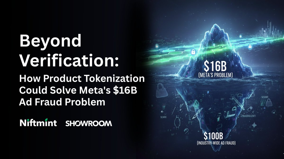 niftmint's tweet image. Meta&apos;s $16B ad fraud highlights a $100B industry crisis of scams &amp;amp; counterfeits. Current systems fail; the solution coul be proactive product authentication via tokenization &amp;amp; digital twins.   

👉 Read more: niftmint.com/post/beyond-ve… 

#Authentication #Blockchain