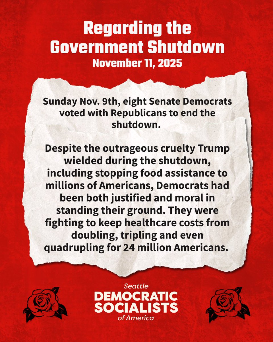 Seattle DSA🌹 tweet media