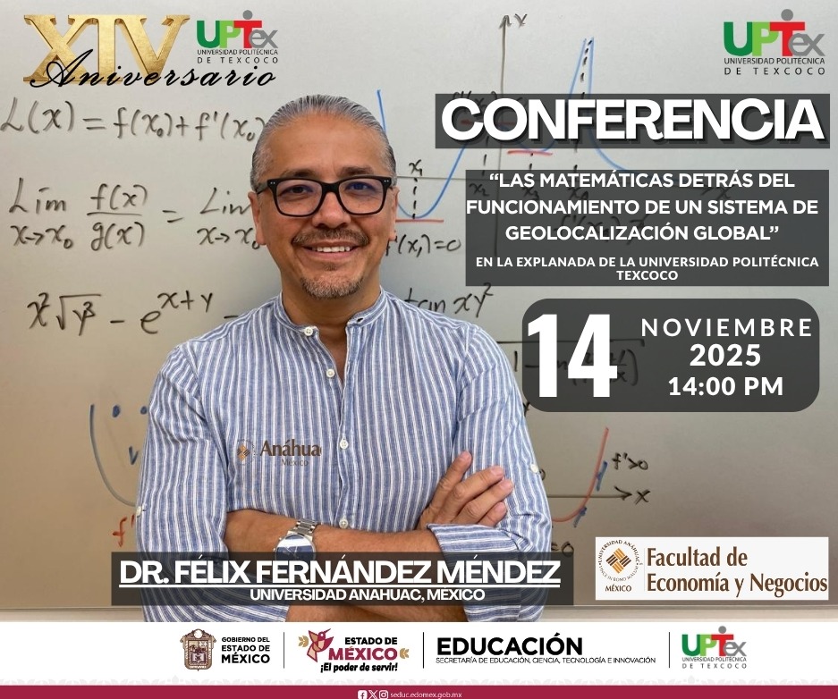 NegociosAnahuac's tweet image. La ciencia detrás del GPS.

Nuestro profesor investigador, el Dr. Félix Fernández Méndez, presenta: &quot;Las matemáticas detrás del funcionamiento de un sistema de geolocalización global&quot;.
🗓️ 14 Nov. | ⏰ 14:00📍 Explanada Universidad Politécnica de Texcoco

#UPTexcoco #Matematicas