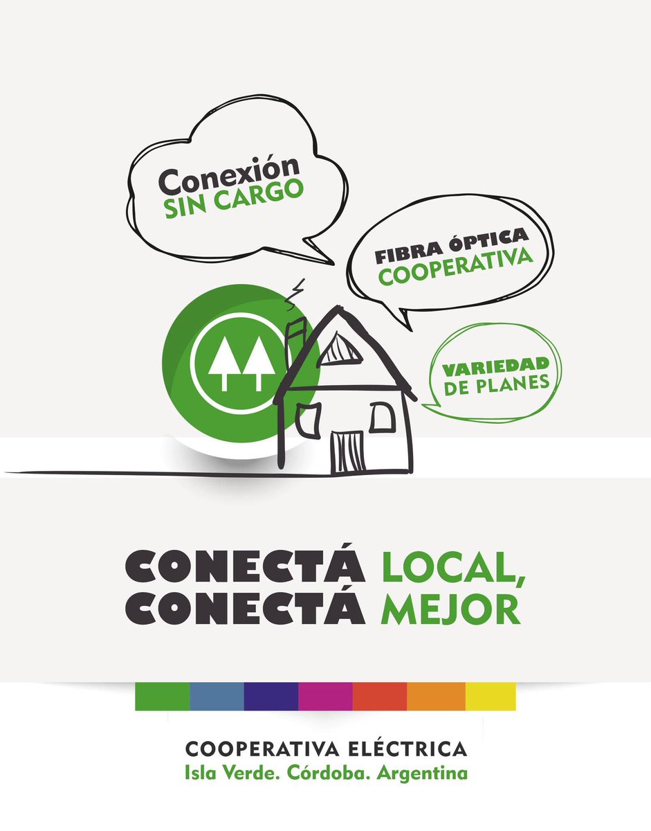 islaverdecoop's tweet image. 🤝 Conectás internet cooperativa, ganás confianza.
Porque no es solo velocidad, es atención cercana y personalizada.
La Cooperativa te ofrece Fibra Óptica, planes para todos y la mejor experiencia.
¡Elegí tu plan! Velocidades de hasta 200MB 🤓 con conexión a internet GRATIS!