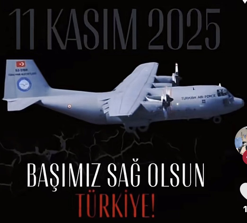 C-130 askeri uçağımızın Gürcistan'da düşmesi sonucu şehit olan kahraman Mehmetçiklerimize Yüce Allah'tan rahmet, ailelerine ve yakınlarına sabır dileriz.

Acımız büyük. Aziz milletimizin başı sağ olsun.