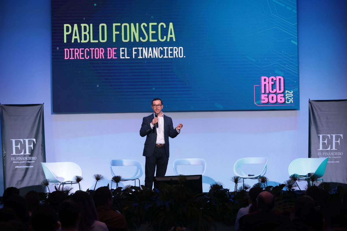 elfinancierocr's tweet photo. Oficialmente da inicio #RED506 2025 con las palabras de nuestro director, Pablo Fonseca. 
Acceda a más detalles del evento mediante nuestras redes sociales y https://t.co/T8mN8wN3eM https://t.co/KOYoDPLWeI