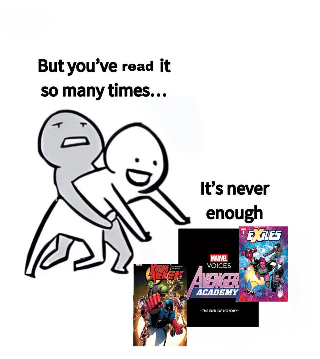 doing this with comics instead