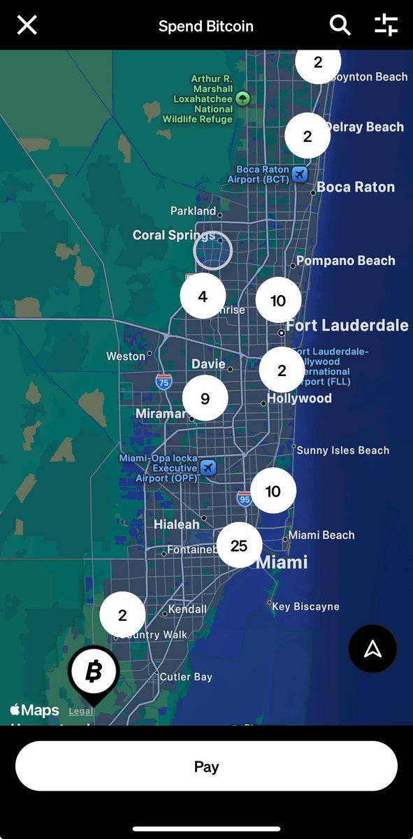 CokeVision's tweet photo. @ts_hodl @Square @jack There’s a map under the Bitcoin section in CashApp that shows nearby merchants that accept Bitcoin. https://t.co/C5rpv9YOsz
