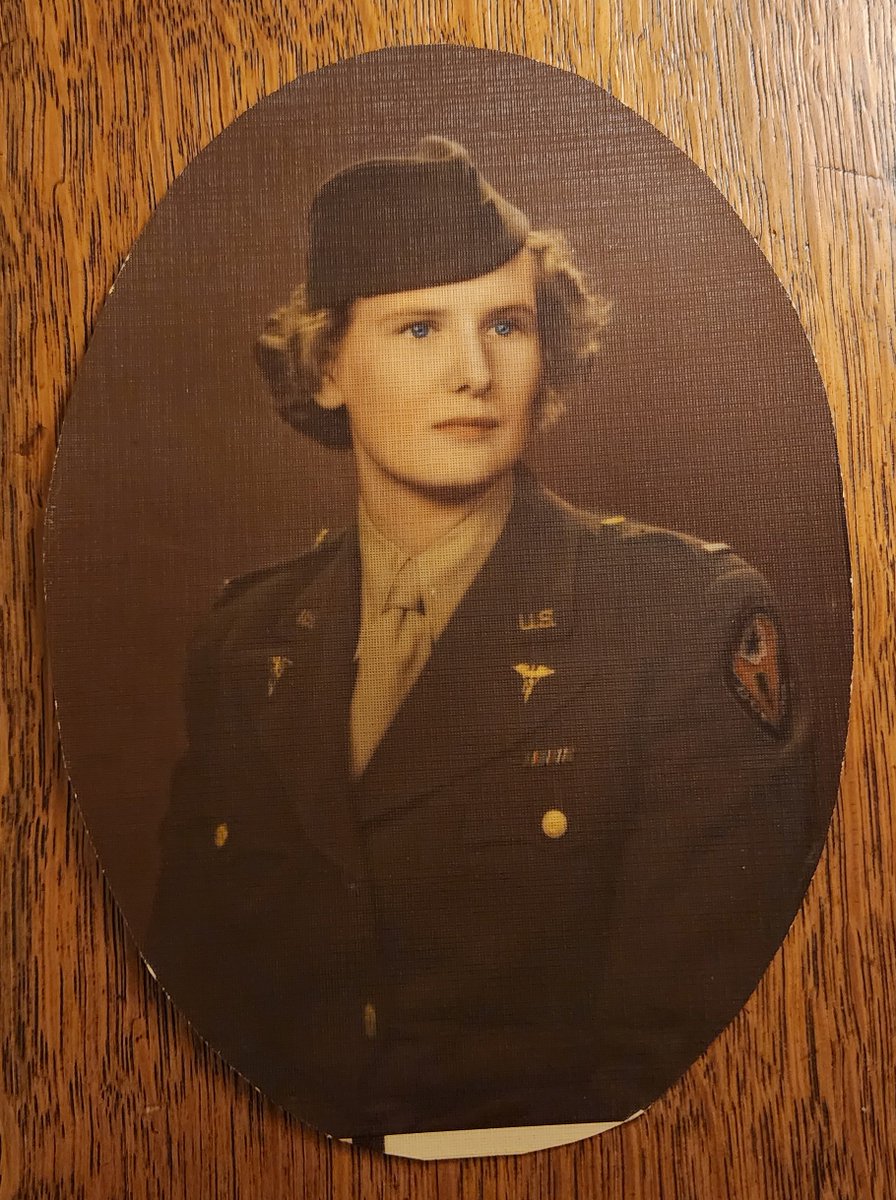 tomkeller02's tweet photo. My great-aunt Jean served in England the last year of the war. https://t.co/1cizF1C5Rn