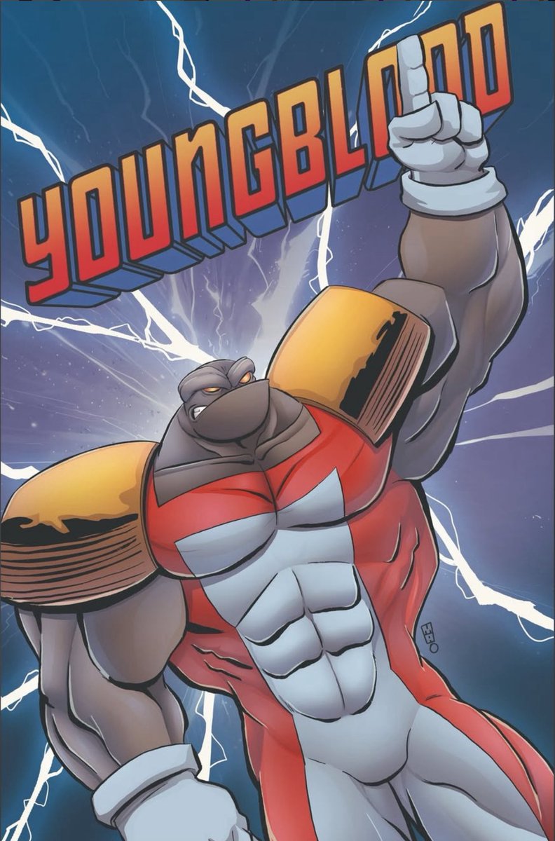 geckoadams's tweet image. Getting some drawing practice in while my shoulder heals. I always loved Badrock from Youngblood created by @robertliefeld. 
#youngblood #robliefeld #badrock