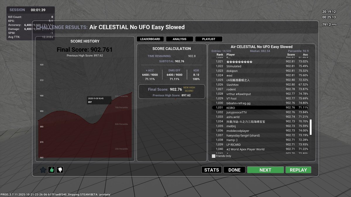 KeiroFPS's tweet image. TentaX Oni got me a pb today lately im really bad at aiming but this was pretty decent for today.
