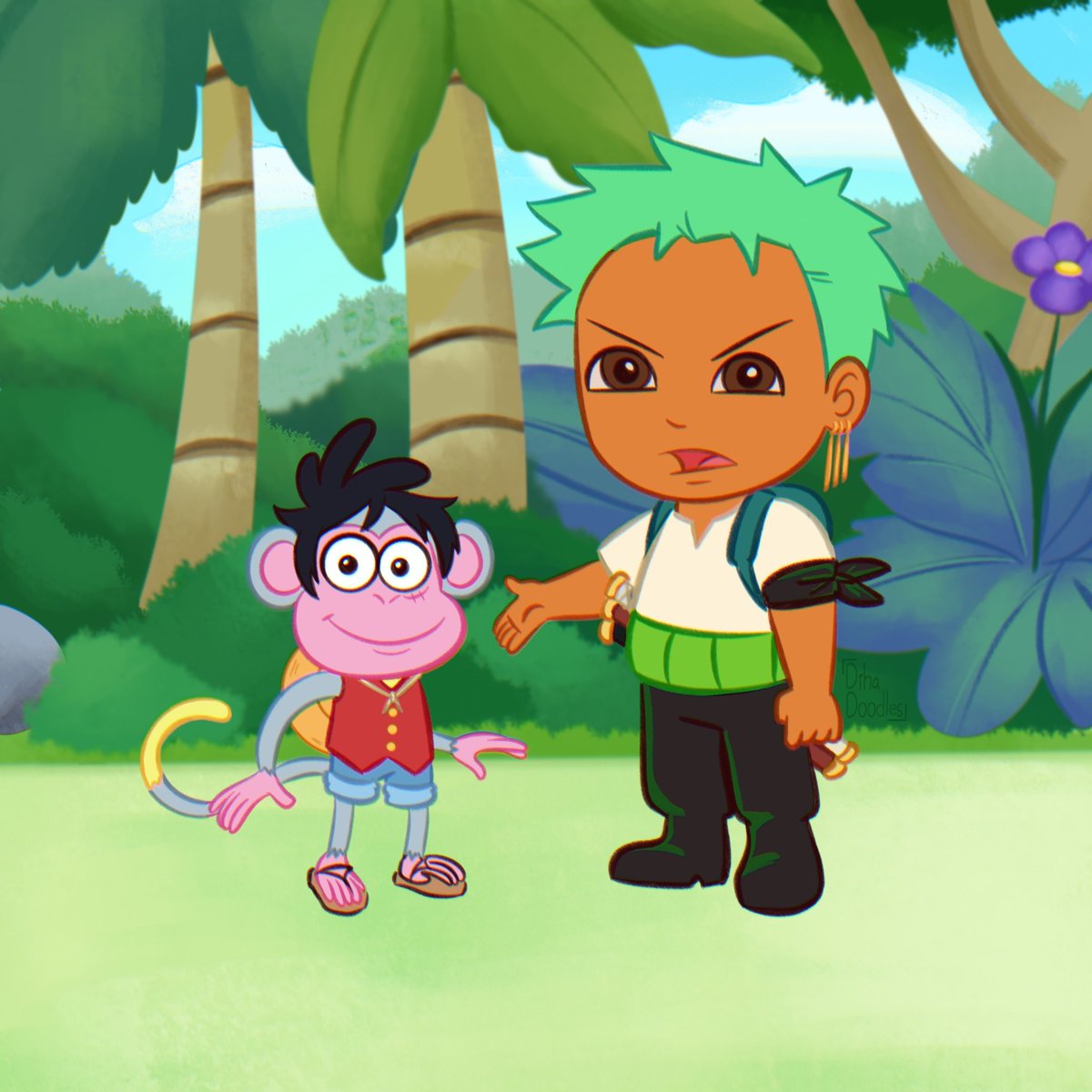 Zoro the Explorer 🧭 
#onepiece