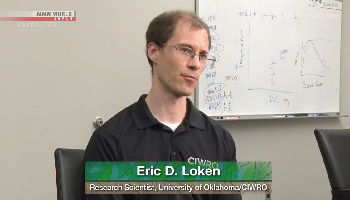 CIWRO_'s tweet image. Researchers Greg McFarquhar and Eric Loken talked about technology being developed and tested to increase warning time for tornadoes in a special episode of &quot;Impacts,&quot; produced by NHK Japan.
www3.nhk.or.jp/nhkworld/en/sh…