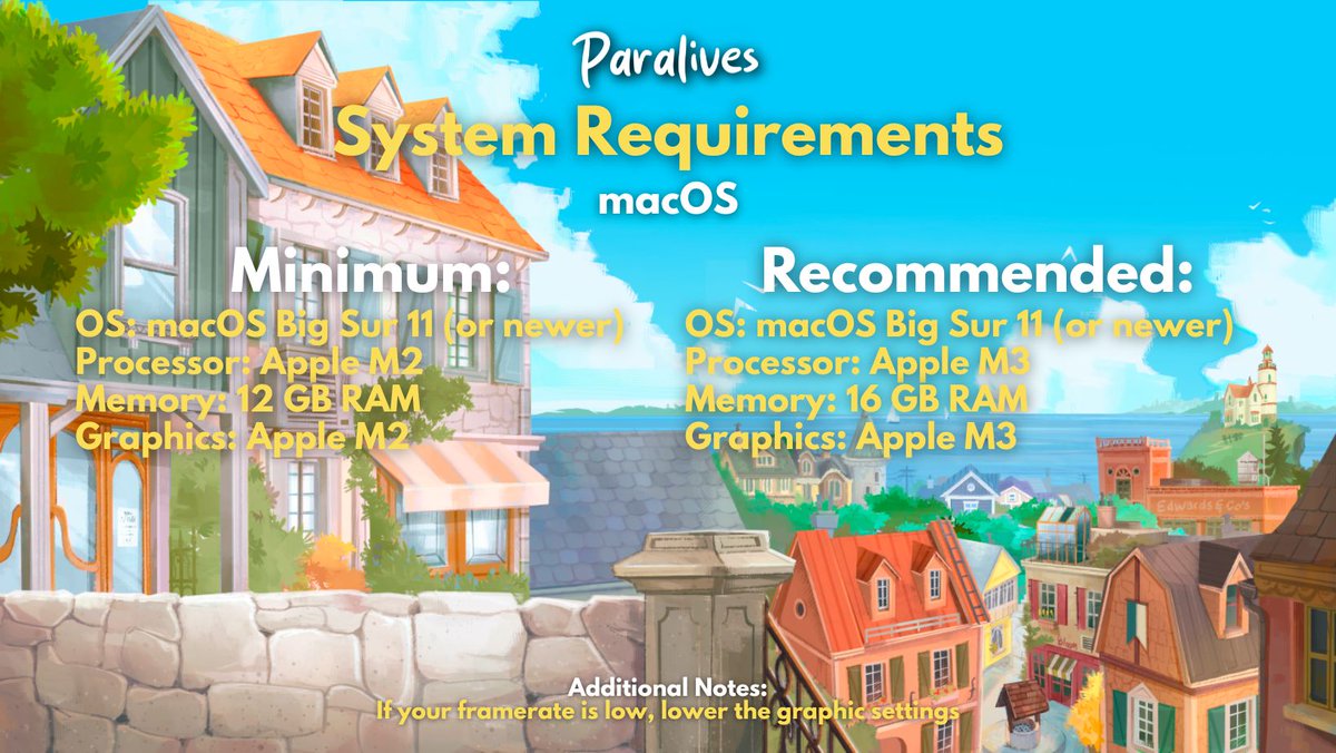 🖥️ Do you need a PC or Mac to play Paralive? Here are the system requirements so you can run Paralive on your PC or Mac.

Paralive will launch in Early Access on December 8 for PC and Mac.

Wishlist now on Steam: store.steampowered.com/app/1118520/Pa…

#Paralives