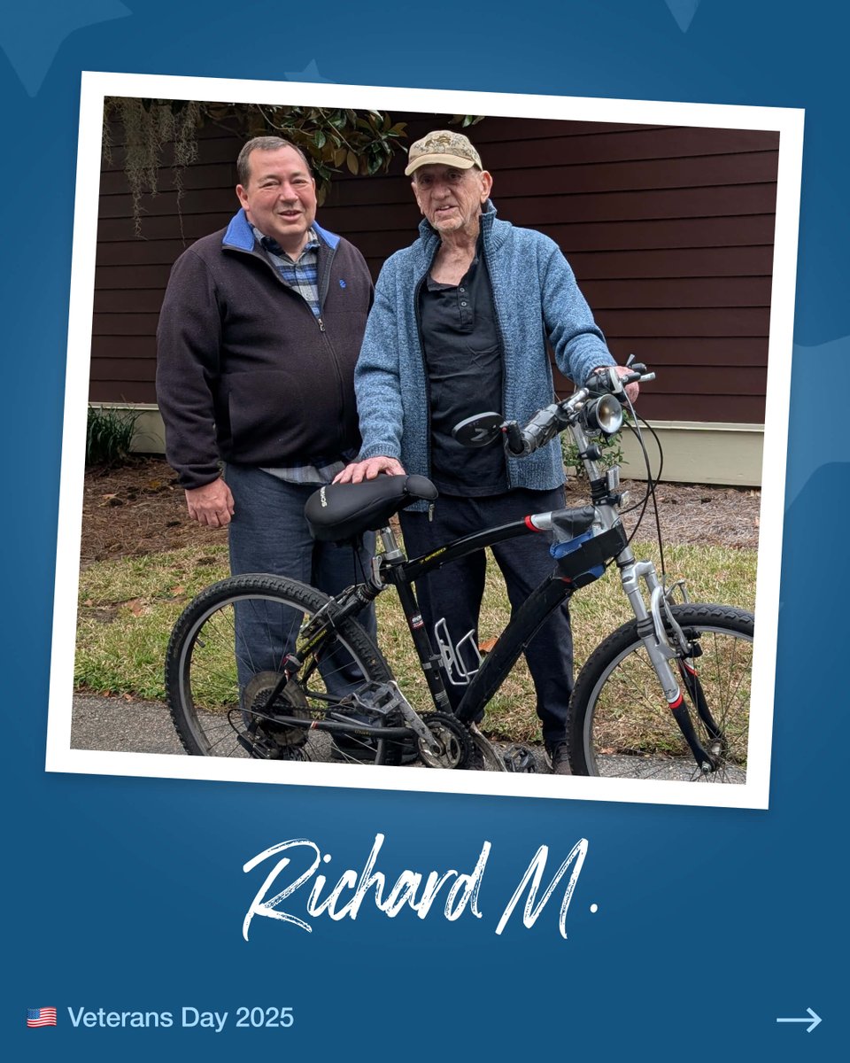 lectricebikes's tweet image. Happy Veterans Day🇺🇸 
Today and every day, we’re proud to honor those who’ve served.

We asked our riders to share the story of a service member who inspires through their courage, kindness, and dedication.

Congratulations to our Veteran Day winners!
lectricebikes.com/blogs/blog/202…