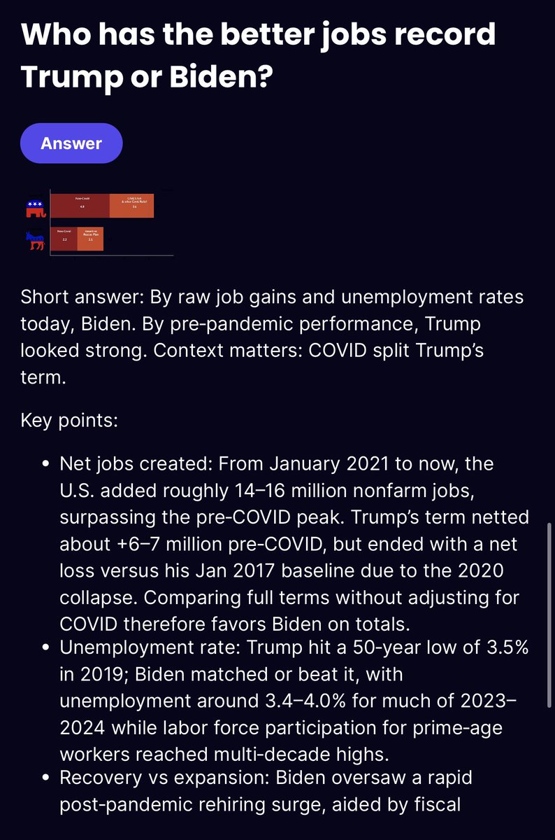 krassenstein's tweet image. BREAKING:  Trump’s Truth Social just rolled out there own AI chatbot and it certainly doesn’t think Donald Trump is honest.  Look at what I just asked it and its response.