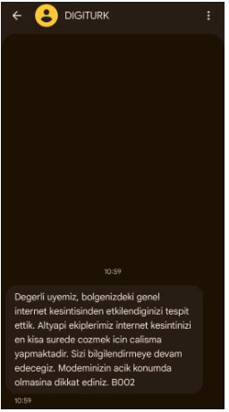 1024075826 Numaralı hizmet numaram 10 gündür evimde internet sorunu yaşıyorum müşteri hizmetlerini  aradığımda net bilgi alamıyorum bu şekilde devam etiğiniz taktirde iptal işlemi sağlıyacam 
<a href="/RTErdogan/">Recep Tayyip Erdoğan</a>
<a href="/digiturk_x/">Digitürk</a>
<a href="/DIGITURKK/">Digitürk Çağrı </a>
<a href="/Digiturkcalisan/">Digitürk Çalışanları</a>