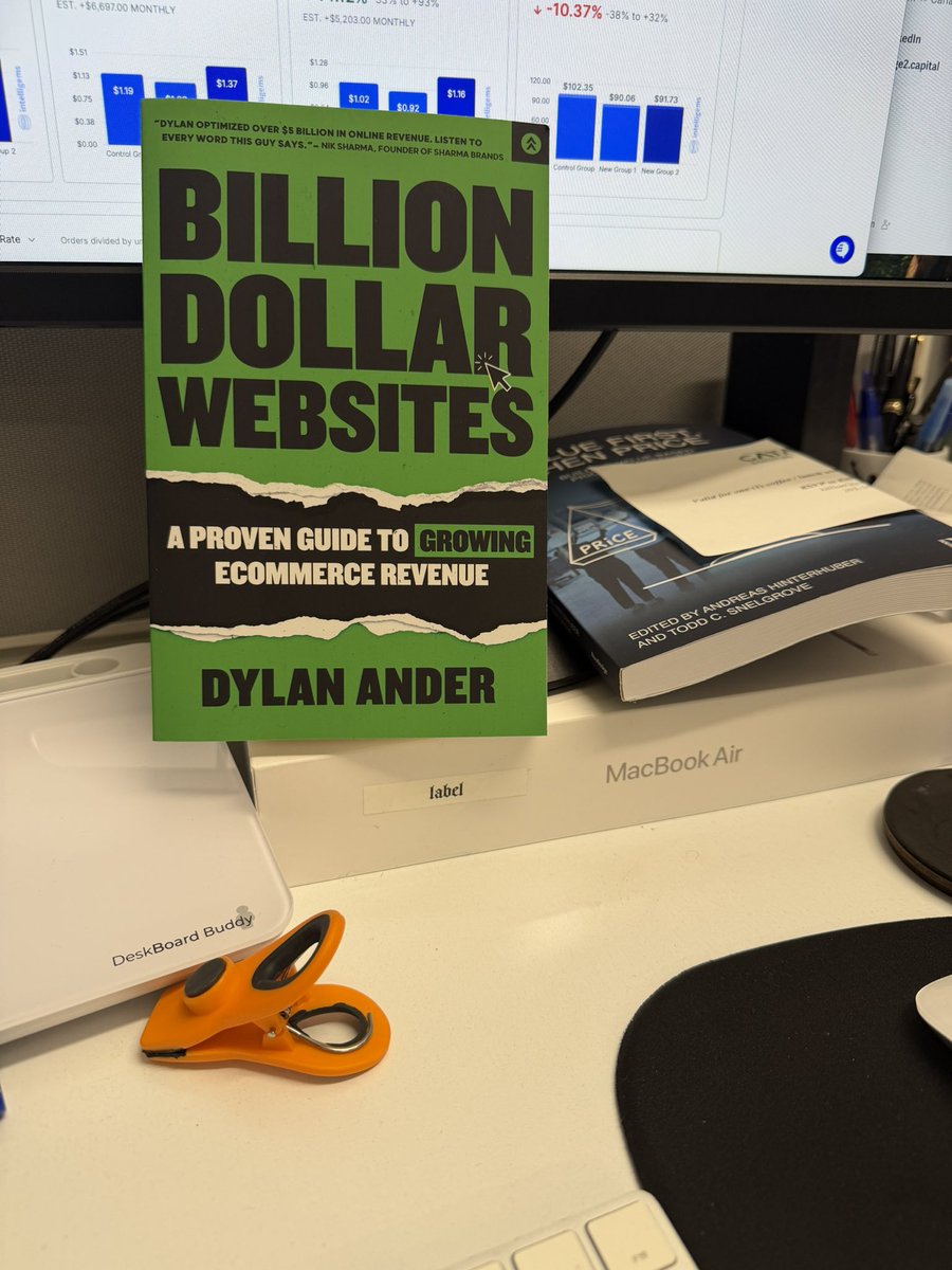 One chapter in and already learned a ton - LFG <a href="/DylanAnder/">Dylan Ander | CRO & SplitTesting</a> !! Crazy to see this all in print knowing how long you’ve been working on it - a must-read for anyone in the industry
