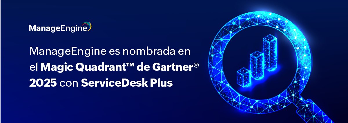 ManageEngineLA's tweet image. 🏆 ¡Otro año marcando la diferencia! #ManageEngine ha sido reconocido en el Magic Quadrant™ de Gartner® 2025 por su solución #ServiceDeskPlus, destacando nuestro compromiso con la innovación y la IA aplicada al ITSM. 🚀💡 Descubre más en nuestro blog. 👉 mnge.it/AuV