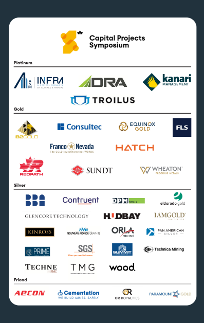 CIM_ICM's tweet image. A heartfelt thank you to our sponsors who made this year&apos;s Capital Projects Symposium such a success and the dedication and insights of our exceptional organizing committee.
 
Thank you for every inspiring moment!
 
#CPS2025 #CapitalProjects #MiningLeadership #CIMEvents #ThankYou