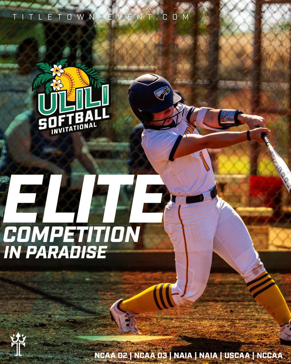 Start your 2027 season with maximum reps against top competition in an unforgettable location. Learn more about Ulili! 

Learn more at tte-events.com 
#SoftballInParadise #Ulili2027 #D2Softball