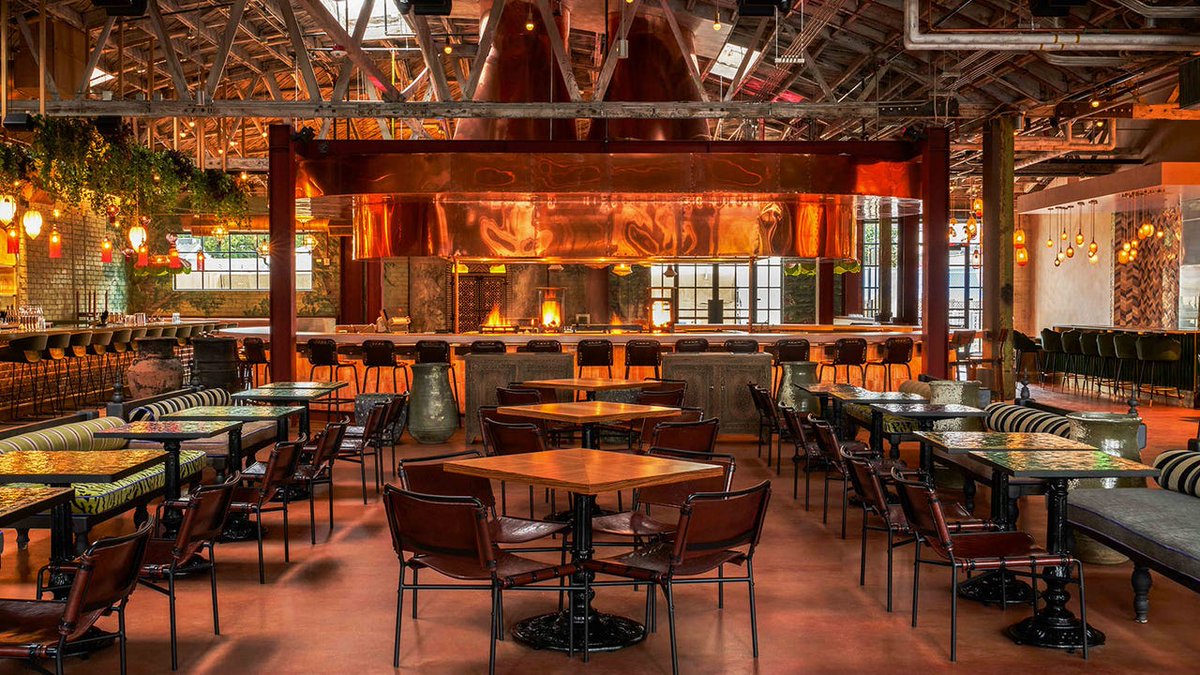 RH_restaurant's tweet photo. Maydan Market in Los Angeles features seven food businesses and a communal hearth. Founder Rose Previte wants to make access to great food and community universal https://t.co/5VyI5Nfm2g https://t.co/iU6u0ot3DX