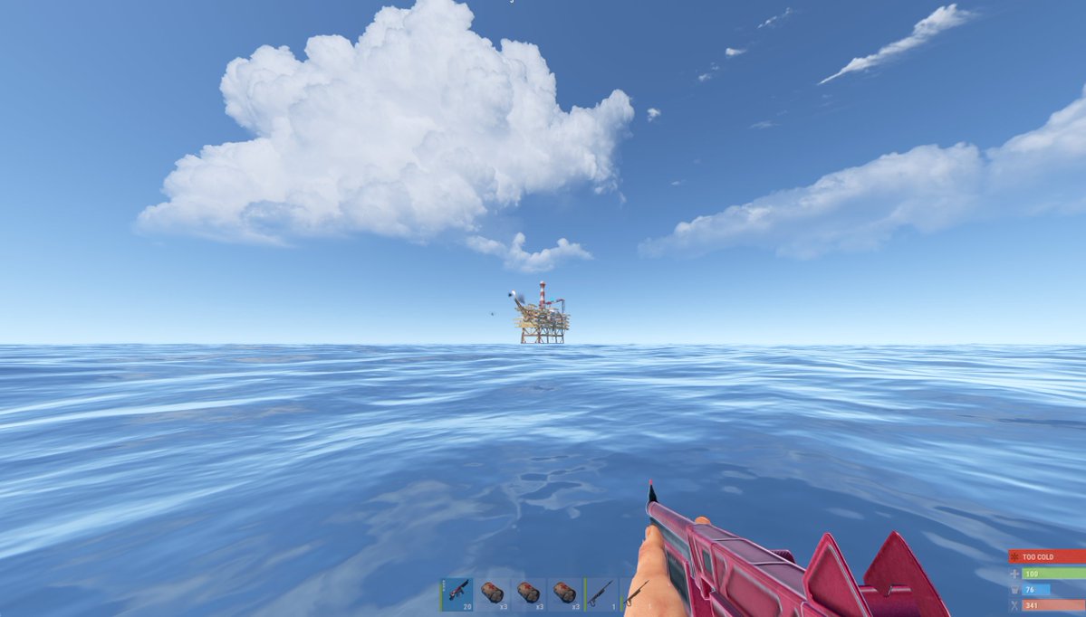 Coma_Rust's tweet image. Gotta love swimming to rig with over 300 fps