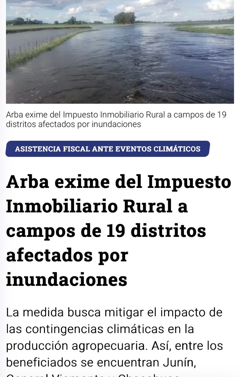 La gacetilla que hace circular el gobernador <a href="/Kicillofok/">Axel Kicillof</a> habla que exime a los productores del pago del inmobiliario rural. La realidad es que en Junín son solo 13 productores, a todo el resto nos llegó un 100% más que en la cuota anterior.