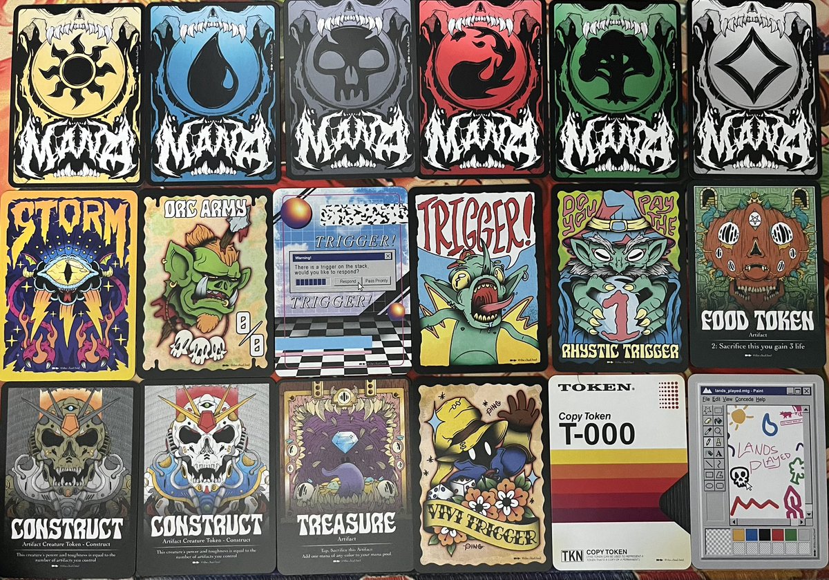 I drew, or designed all of these tokens myself. 

Make your own tokens or support a local artist, it’s really not that hard to not make slop