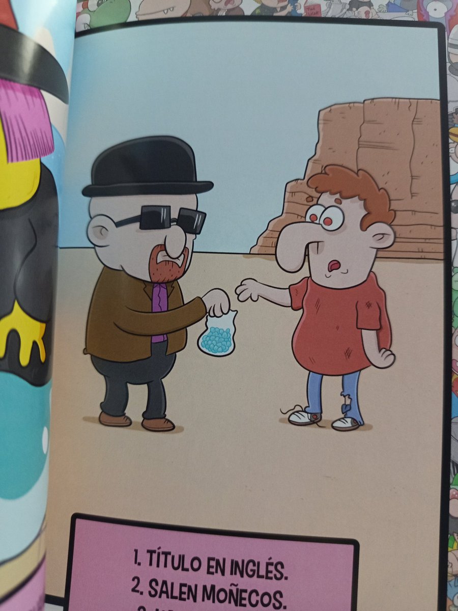 🍿Hoy, en "Eh, tengo viñeta de eso!"
Me estoy poniendo de fondo Breaking Bad y me ha venido un flashazo de que en el primer Fifumovies había una partida con uno de los protas 😅