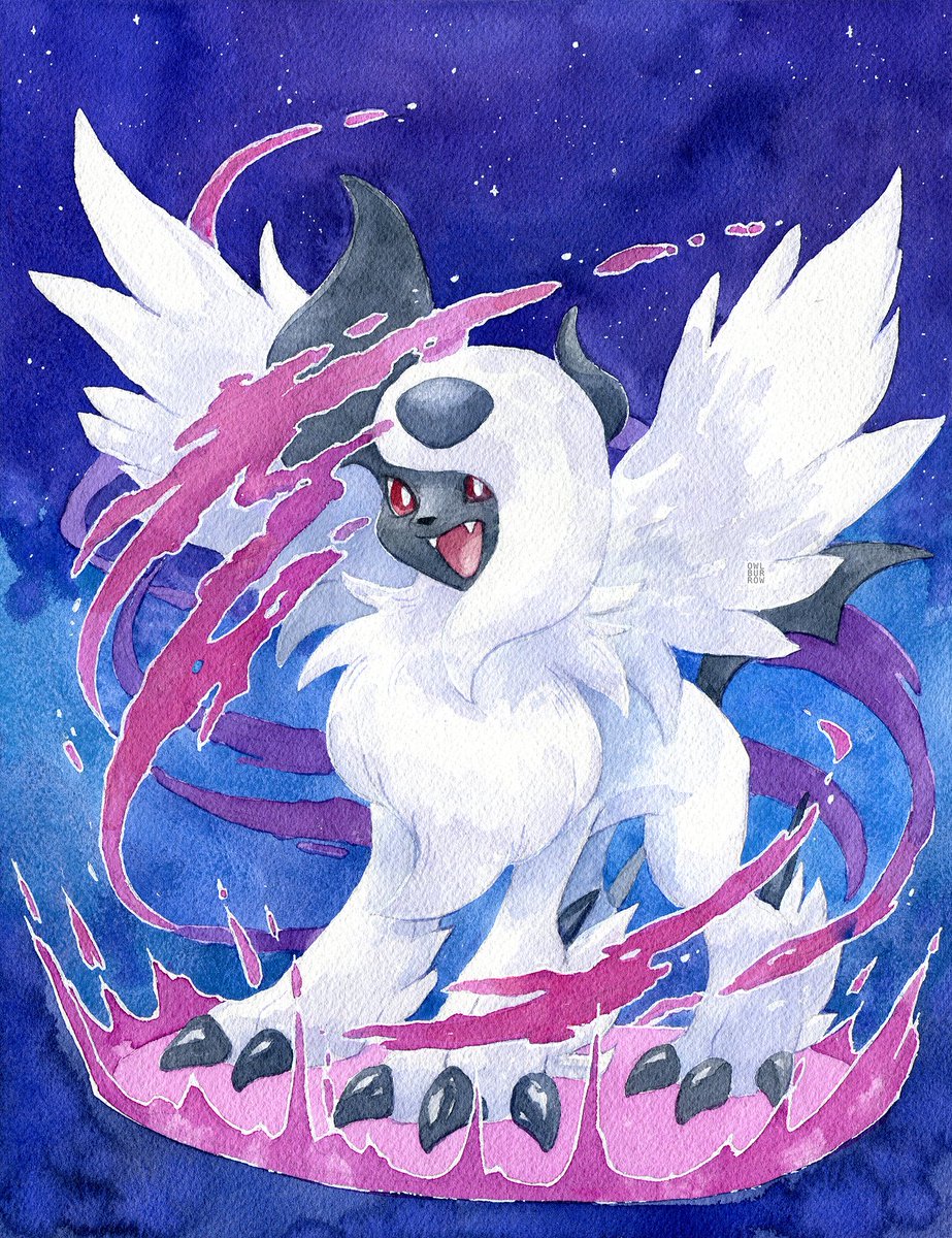 trulyavaporeon's tweet image. Mega Absol 🪽
