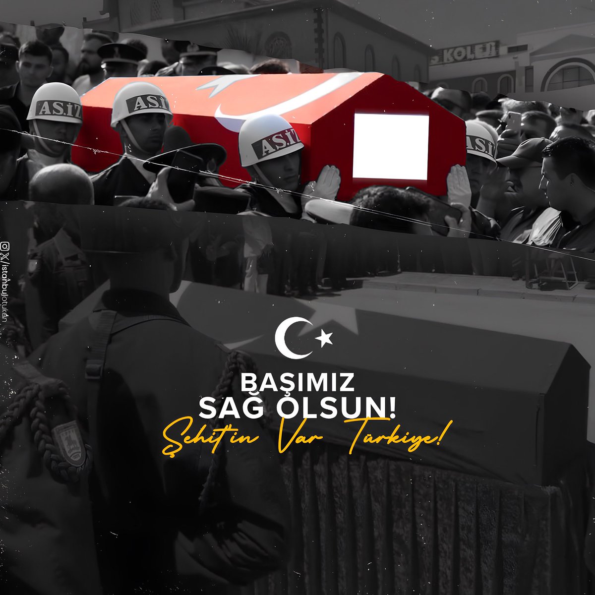 Başımız Sağ Olsun !

#ŞehitinVarTürkiye #İstanbulÖtüken #GençAtsızlar