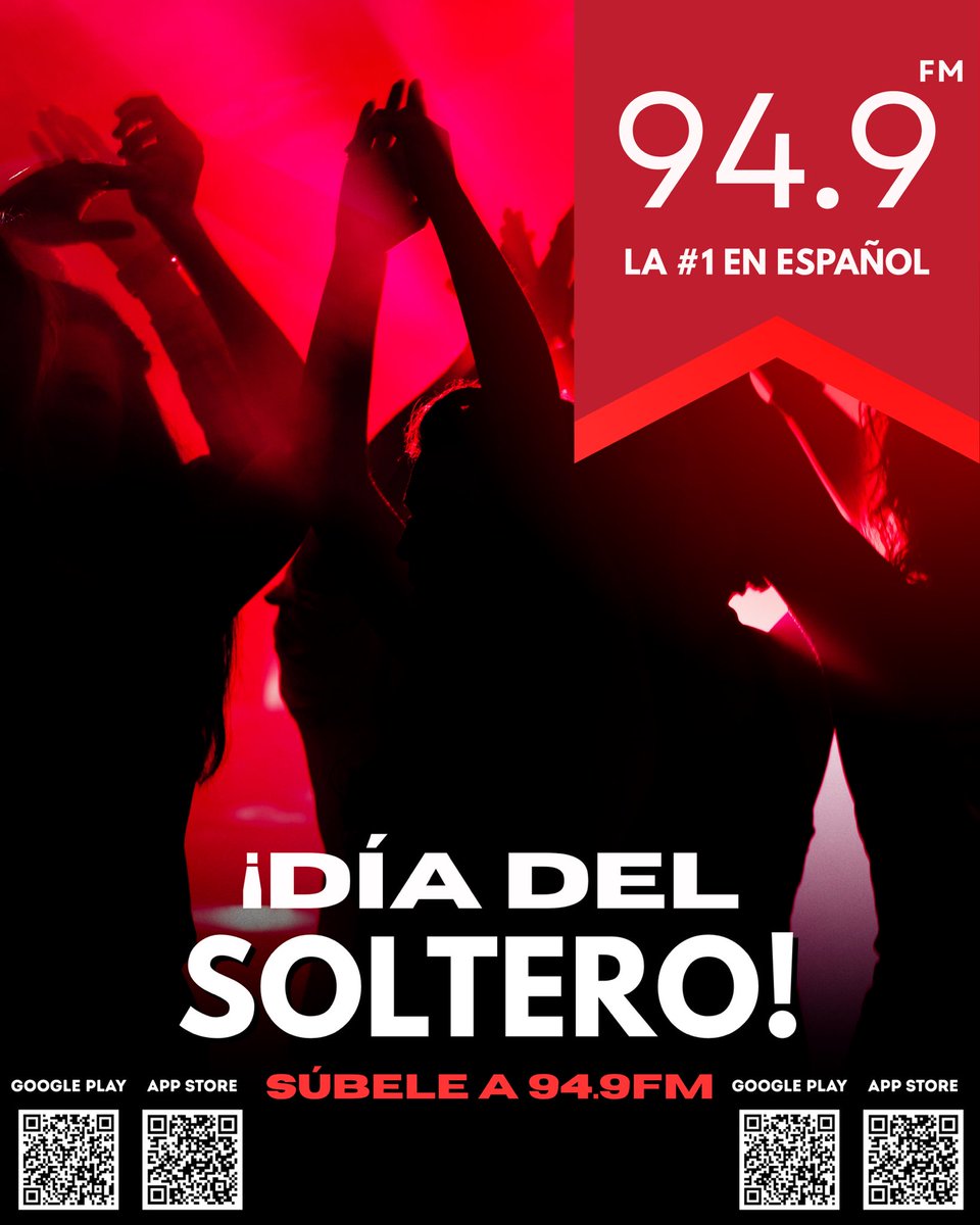 gitanaecuador's tweet image. 🕺 Día del Soltero
Hoy la fiesta es contigo: Cero drama, mucho flow y tus hits en español 24/7 en 94.9FM. 😎🎶

❤️ Comenta tu canción para dedicarte a ti mism@ y sintoniza 94.9FM.

#DiaDelSoltero #949FM #RadioEnVivo #RitmoLatino