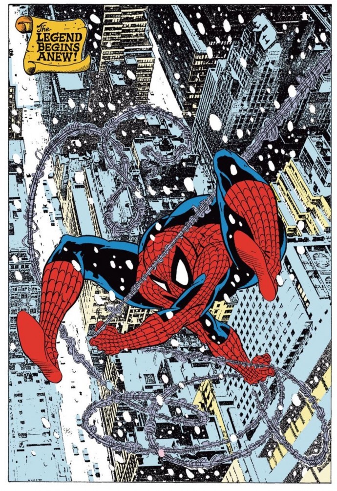 Zer0reflect's tweet photo. Mcfarlane poses are just so good. i think he was the first artist to really understand Spidermans physicality. https://t.co/tUQ3vQxBIr