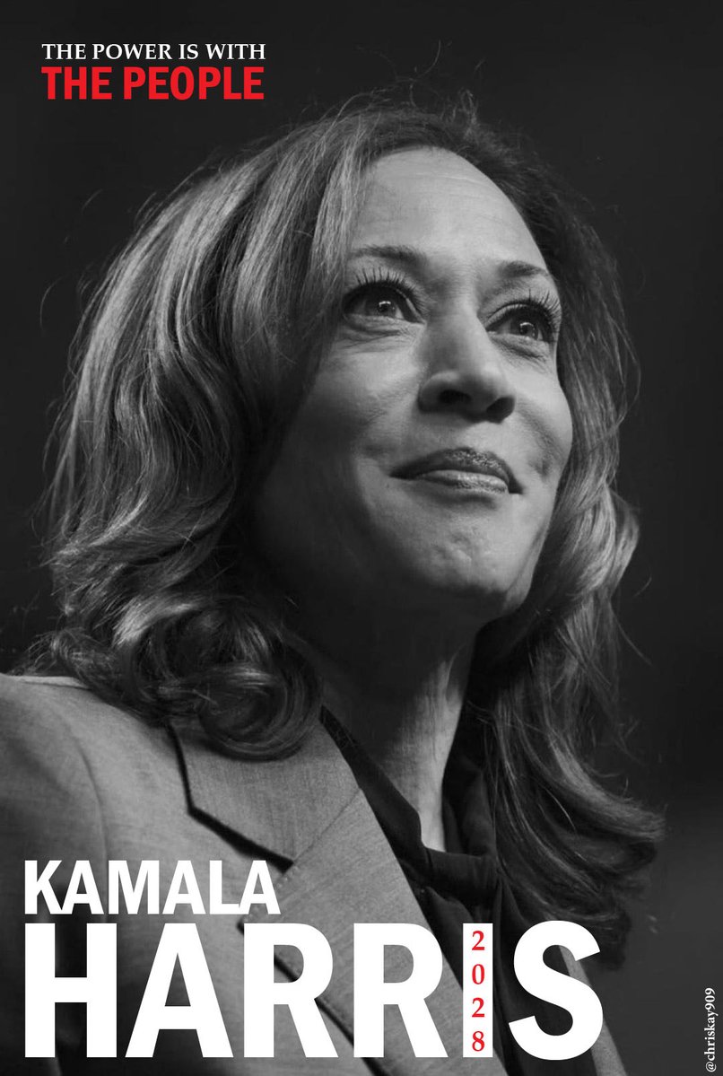 chriskay909's tweet image. Kamala Harris 2028. Raise your hand ✋ if you agree. 

When We Fight... We Win!!!
 
#StandUpForDemocracy 
#WomensRightsAreHumanRights 
#VoteDem2026 #StrongerTogether #ForThePeople #ForTheCountry