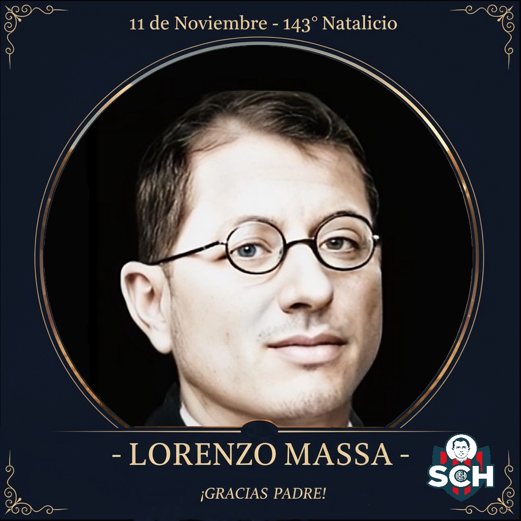 ✝️ Homenaje en su Natalicio: 143 Años del Padre Lorenzo Massa
Un 11 de noviembre de 1882 nacía el Padre Lorenzo Massa, cuya visión trascendió lo religioso para dejar una huella imborrable en la historia social y deportiva Argentina.
#SanLorenzo #Boedo #SchCasla #PadreLorenzoMassa
