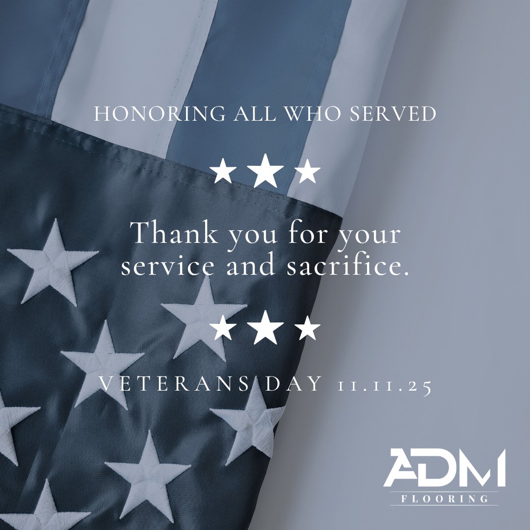 adm_flooring's tweet photo. ADM Flooring honors all who served. Thank you. https://t.co/pZ35gfr7U1