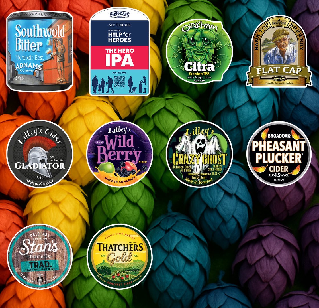 Beer Board: goo.gl/wdNYZ8
<a href="/Adnams/">Adnams Southwold</a> <a href="/HogsBackBrewery/">Hogs Back Brewery</a> <a href="/OakhamAles/">Oakham Ales</a> <a href="/BankTopBrewery/">Bank Top Brewery</a> <a href="/lilleyscider/">Lilley's Cider</a> <a href="/FetchTheDrinks/">Fetch The Drinks</a> <a href="/thatchers_cider/">Thatchers</a> 
#RealAleFinder