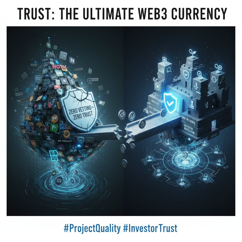 PadroPio16057's tweet image. Ever wondered why some launchpads vanish as fast as the projects they promote? @CVPad_io

Spoiler: zero vetting = zero trust.
Let’s break down why launchpads that prioritize quantity over quality always end up failing. 
#ProjectQuality #Trust 👇