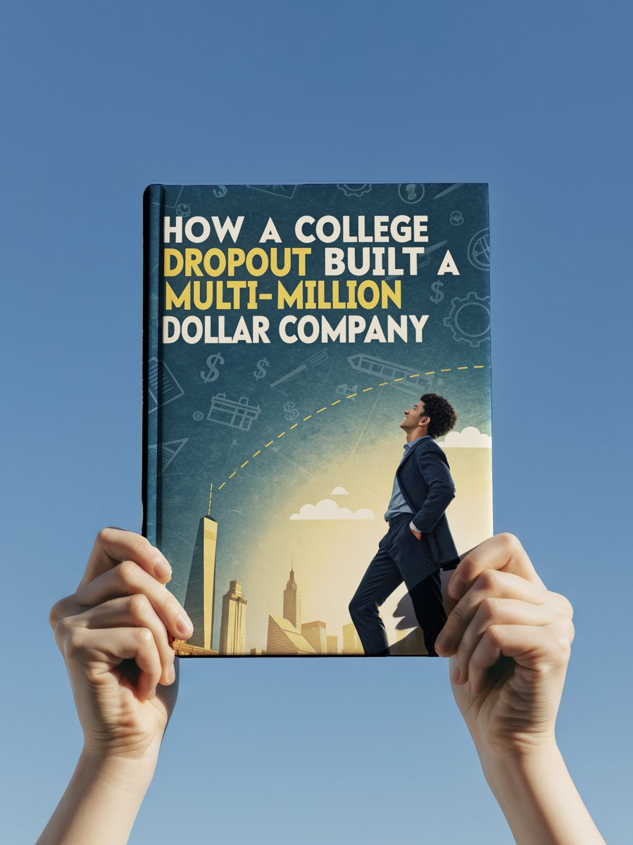 author_eslam's tweet image. How a College Dropout Built a Multi-Million Dollar Company: 100 True Stories of Startup Success

Book: a.co/d/hNuKjzP

#CollegeDropoutSuccess #HowACollegeDropoutBuiltAMillionDollarCompany #StartupSuccessStories #FromDropoutToCEO #UnconventionalSuccess