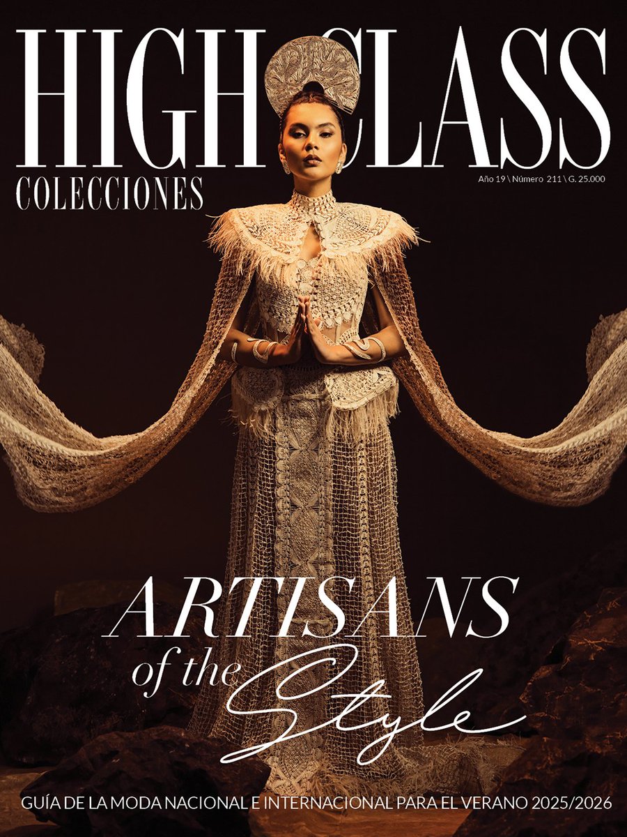 #HighClassColecciones 2025 es un viaje completo: desde la riqueza cultural de nuestros artesanos y diseñadores hasta el pulso de las capitales mundiales.

Encontrá ¡ya! tu ejemplar del mes en la app #KioscoUh disponible para Android e iOS, y en el Kiosco del diario Última Hora.