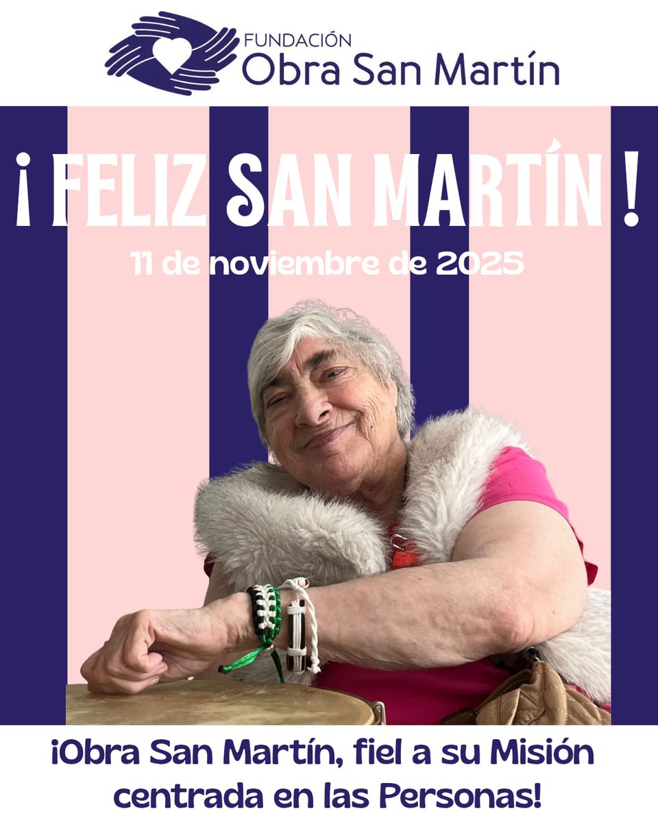 ✨ ¡Celebramos nuestro día con la serenidad, mirada y fuerza de Carmen, la persona más mayor a la que apoyamos en Obra San Martín!

Carmen, todas las personas y sus familias son el motivo esencial de la Misión de nuestra entidad. ¡Felicidades, hoy celebramos #SanMartíndeTours ✨!